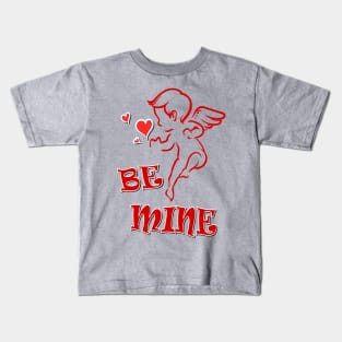 Be Mine - Cupid Angel Kids T-Shirt